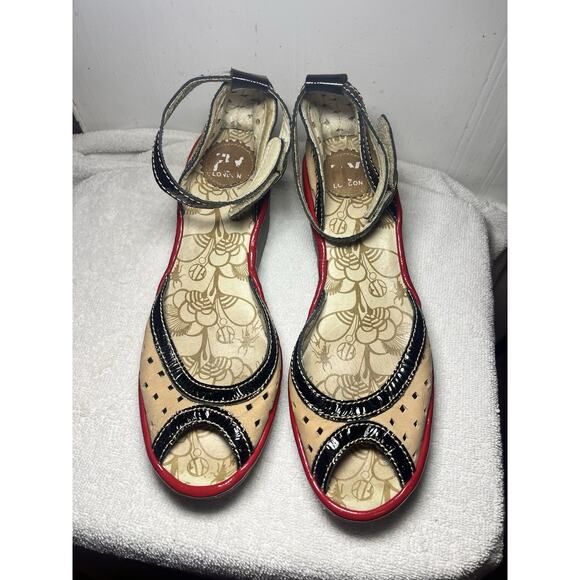 Fly London Womens Size Eu 40 US 9 Wedge Ankle Strap Sandals P500477017 - Picture 11 of 15